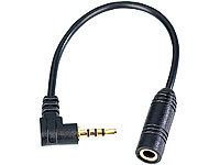Fibrionic Network Solutions Stereo Klinke Ohrhörer-Adapterkabel 2,5mm Stecker auf 3,5mm Buchse
