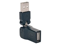 Fibrionic Network Solutions USB 3D-Adapter (Winkelstecker) A-Stecker/ A-Buchse