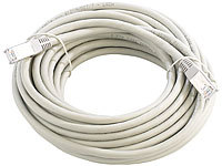 Fibrionic Network Solutions Netzwerk-Anschlusskabel Cat 6 SSTP Twisted Pair, 2x RJ45-Stecker, 10 m; Netzwerk Flachkabel, Cat5-Netzwerk-Kabel 