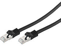 Fibrionic Network Solutions Netzwerkkabel Cat 7, RJ45 Stecker auf Stecker, 10 m, schwarz